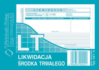 Ak L likwidacja środka trwałych 421-5