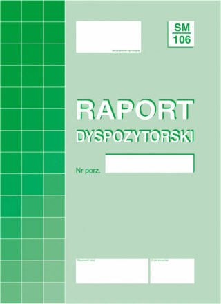 Ak Raport Dyspozytorski A4 804-1