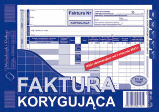 Ak faktura A5 korygująca 107-3E