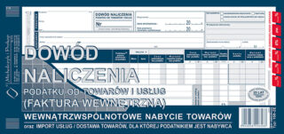 Ak faktura wewnętrzna 1/3 A4 168-2E