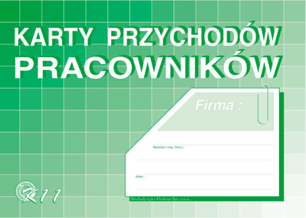 Ak karty przychodu pracowników K11