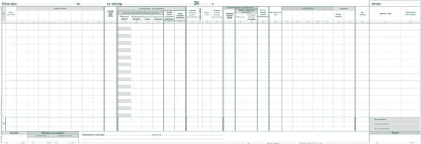 Ak lista płac uniwersalna 514-A