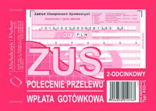 Ak polecenie przelewu Zus 450-5