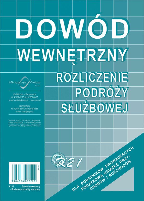 Ak rozliczenie podróży służbowej A5