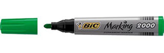 Bic marker permanentny zielony okrągły