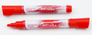 Bic marker suchościeralny Velleda Czerwony