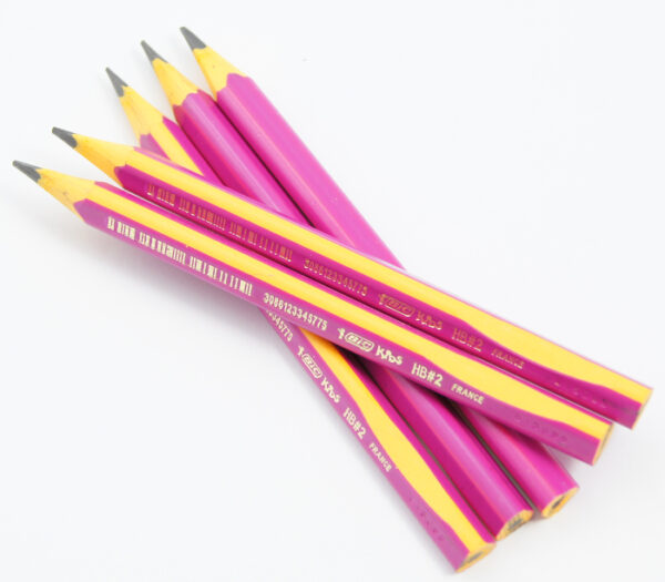 Bic ołówek Trójkątny Girl Różowy 4+ a’1szt.