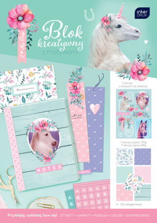 Blok kreatywny Interdruk A4 18 80/170g PONY