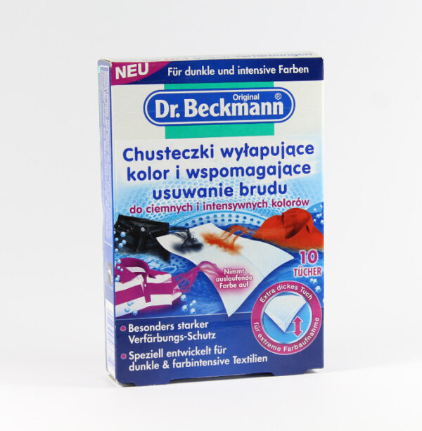 C Dr Backman chusteczki a’10 Wyłap.kolor i brud