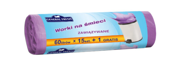 C General Fresh Worki na śmieci 60l 16szt. wiązane