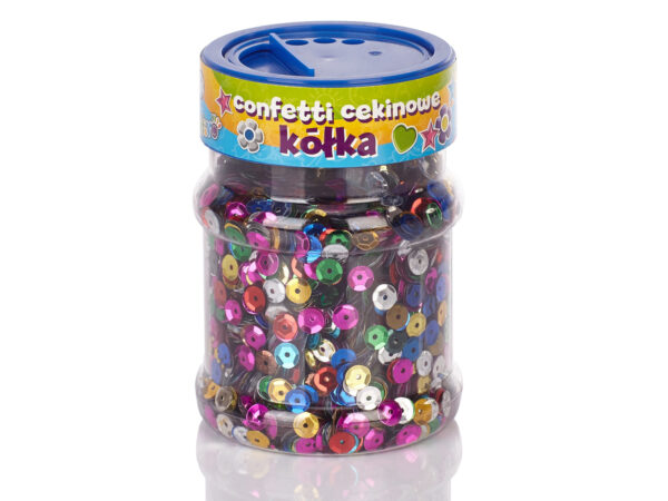 Cekiny Astra kółka Confetti cekinowe Mix 100g