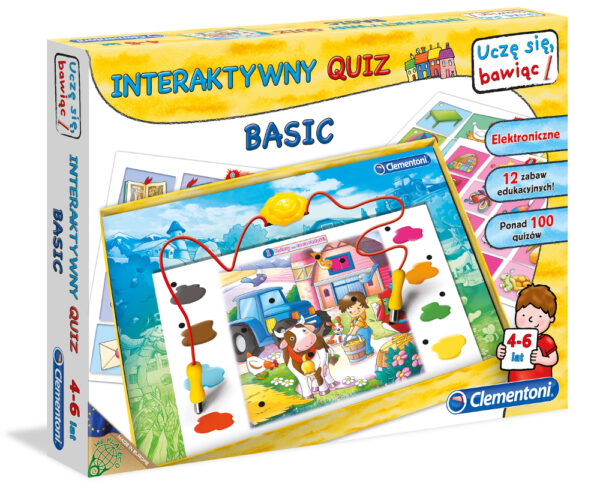 Clementoni Interaktywny quiz basic 60062