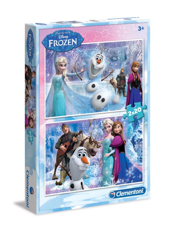 Clementoni Puzzle 2x20el Frozen Kraina Lodu 07017