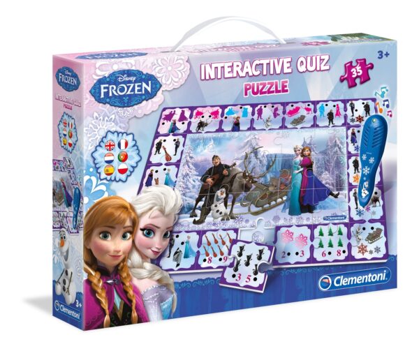 Clementoni Quiz interaktywny puzzle Frozen 13289