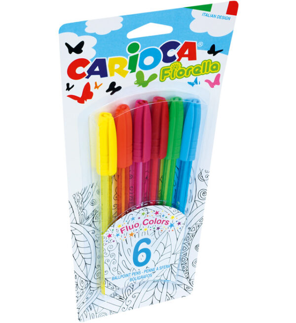 Długopis Corvina fluo a’6 Fiorello Carioca