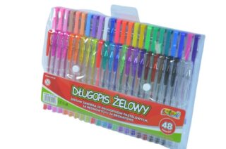 Długopis Penmate Kolori żelowy kpl. 48 kolorów