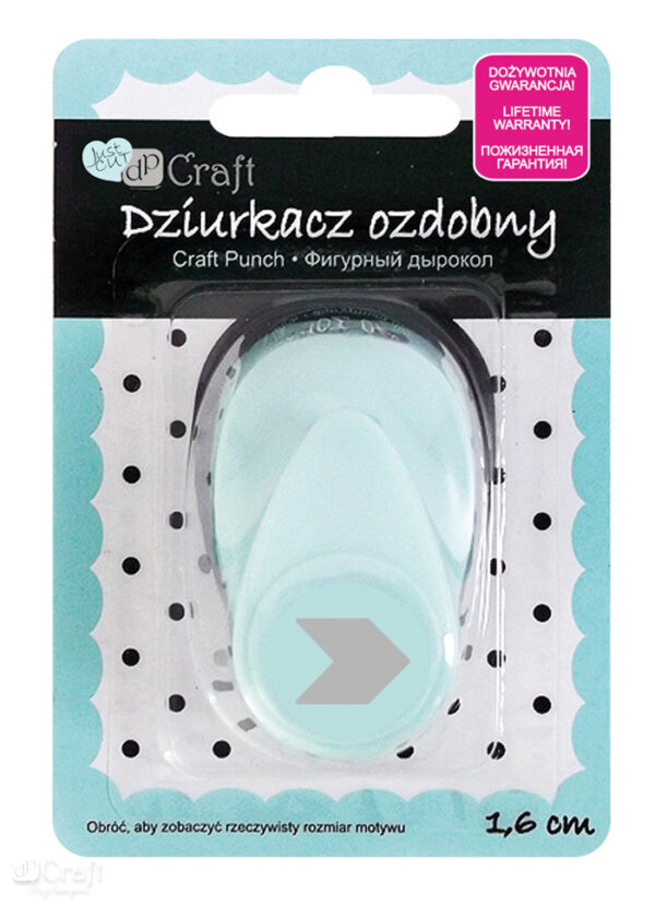 Dziurkacz Craft ozdobny 1,6cm Strzałka