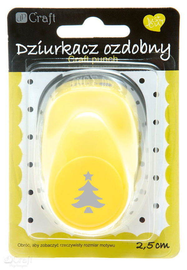 Dziurkacz Craft ozdobny 2,5cm Choinka