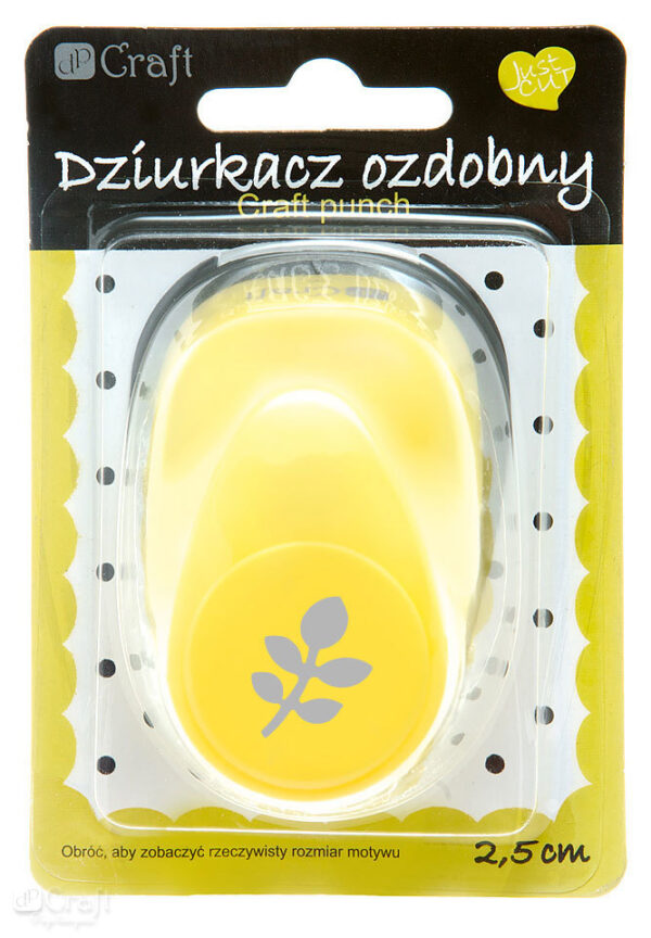 Dziurkacz Craft ozdobny 2,5cm Gałązka