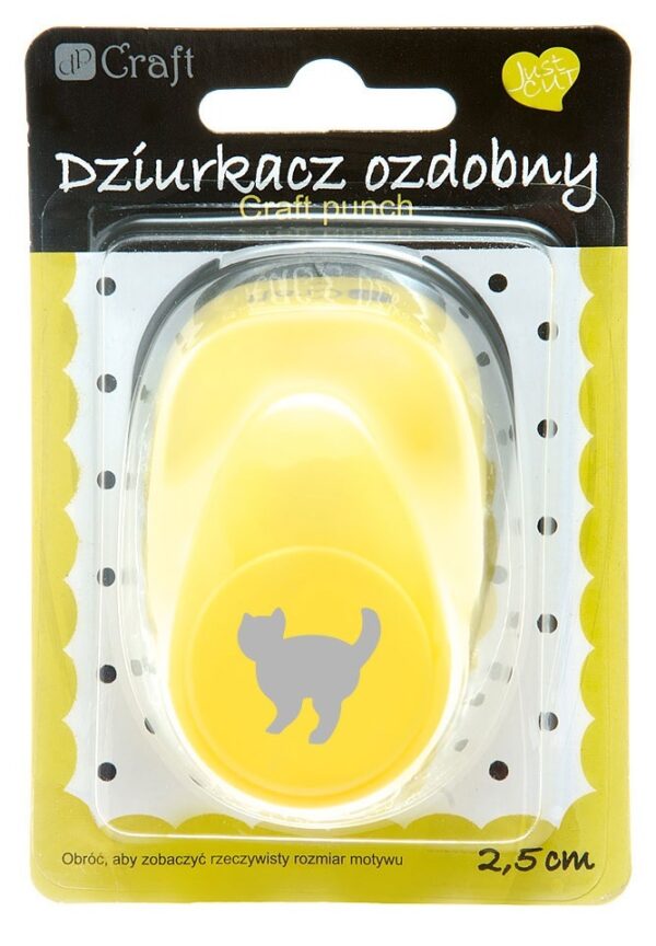 Dziurkacz Craft ozdobny 2,5cm Kot