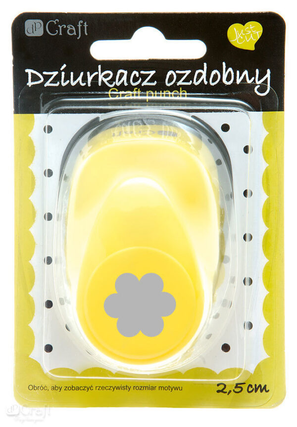 Dziurkacz Craft ozdobny 2,5cm Kwiatek