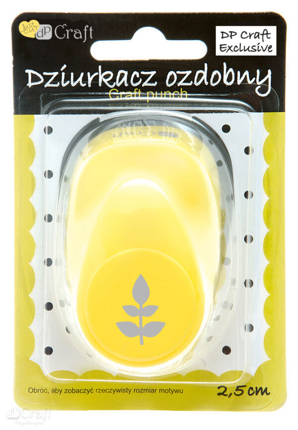 Dziurkacz Craft ozdobny 2,5cm Listek Róży