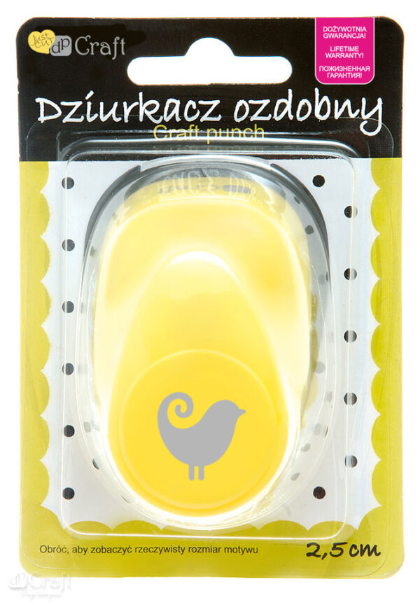 Dziurkacz Craft ozdobny 2,5cm Ptaszek