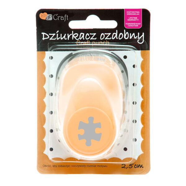 Dziurkacz Craft ozdobny 2,5cm Puzzle