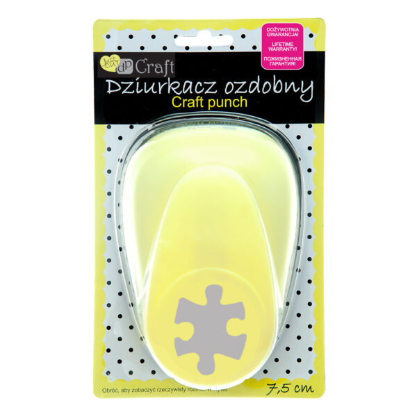 Dziurkacz Craft ozdobny 7,5cm Puzzle