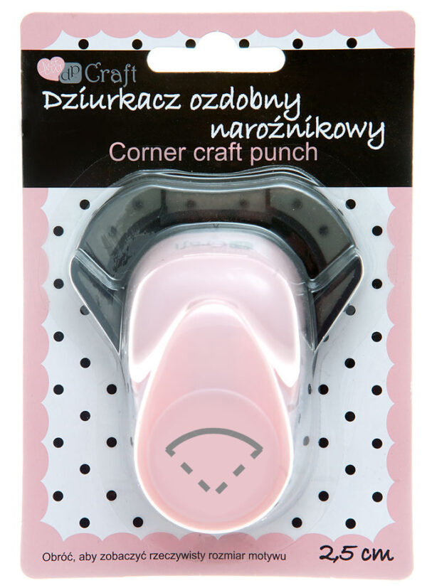 Dziurkacz Craft ozdobny narożnikowy 2,5cm Bilet