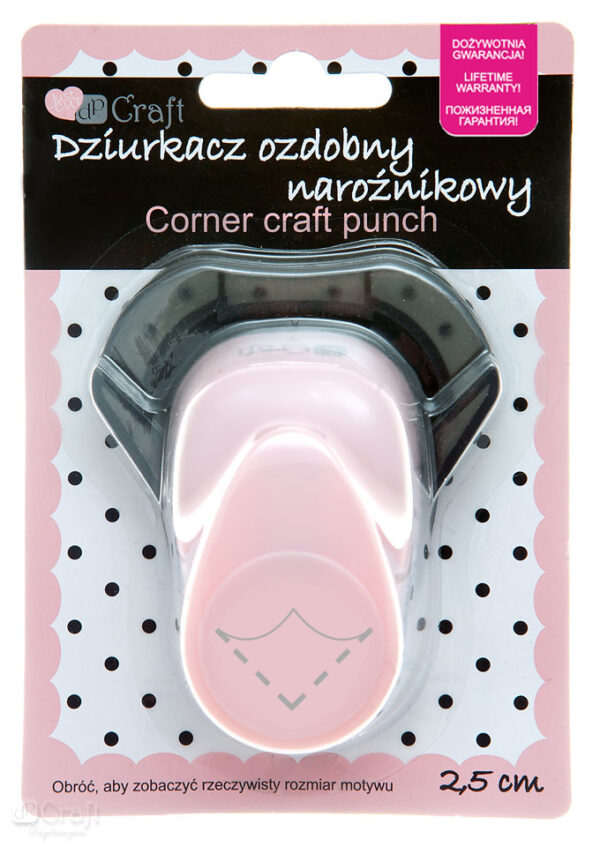 Dziurkacz Craft ozdobny narożnikowy 2,5cm Falbanka