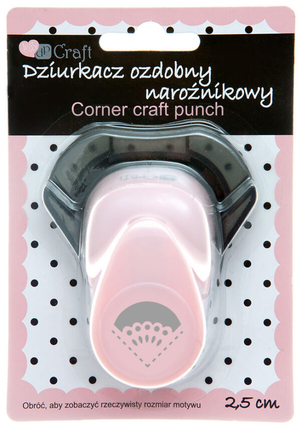 Dziurkacz Craft ozdobny narożnikowy 2,5cm Szyfon