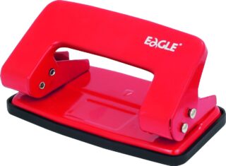 Dziurkacz Eagle 709 metalowy Czerwony 15 kartek