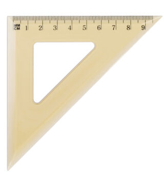 Ekierka Grand GR-854T 45/9,5cm Transparent