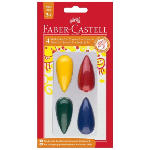 Faber-Castel Kredki woskowe 4kol. FC120405