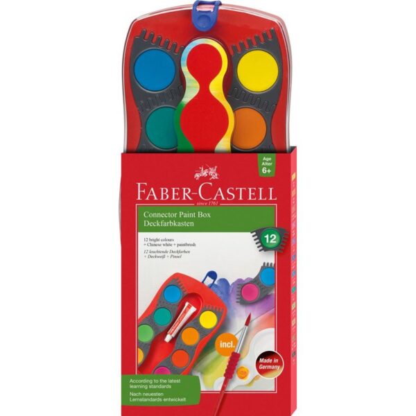 Faber-Castell Farby 12kol. Connector w kasecie