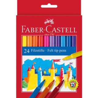 Faber-Castell Flamastry 24kol. Zamek