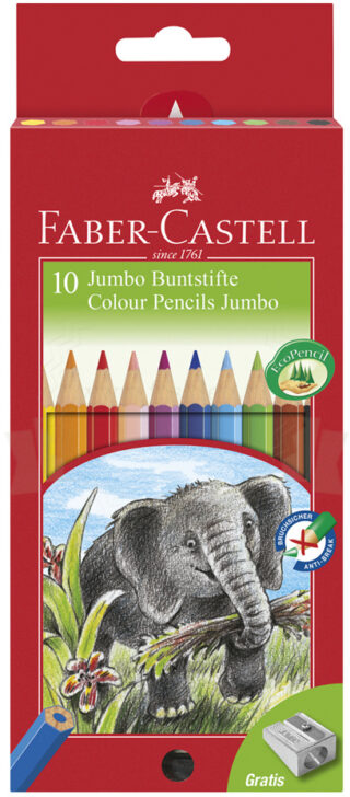 Faber-Castell Kredki 10kol. Jumbo FC111210