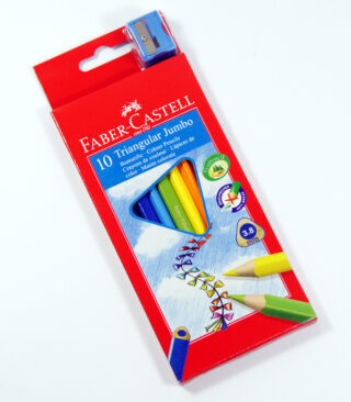 Faber-Castell Kredki 10kol. trójkątne Junior Grip