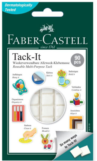 Faber-Castell masa mocująca Tack-It biała 50g