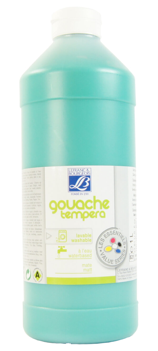 Farba tempera LB 1000ml Ciemna Zielona 188521