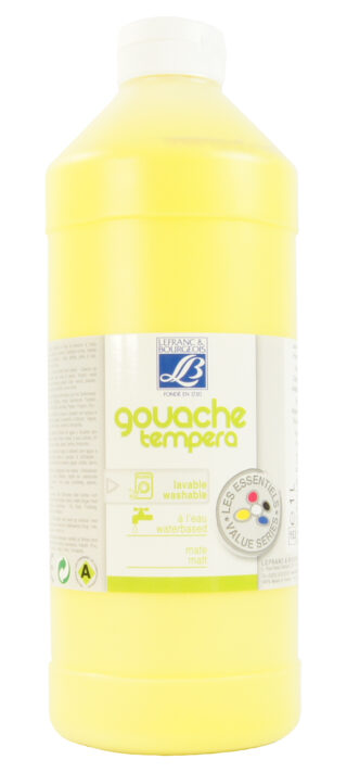 Farba tempera LB 1000ml Żółta 188513