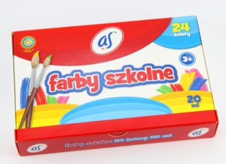 Farby plakatowe AS 24kol. 20ml