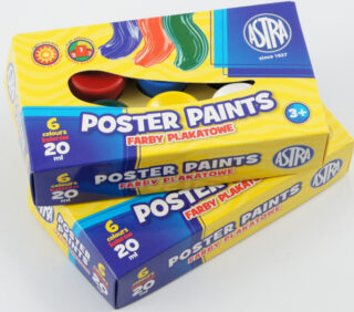 Farby plakatowe Astra 6kol. 20ml