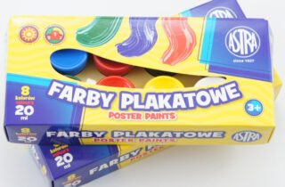 Farby plakatowe Astra 8kol. 20ml