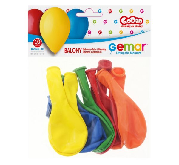 Godan Balony Premium Pastelowe 10″ 10szt.