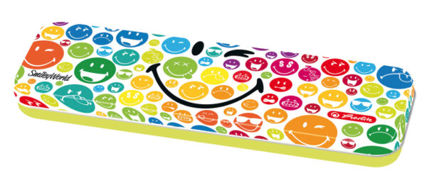 Herlitz Piórnik metalowy Smileyworld Rainbow