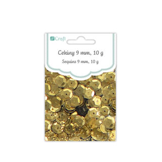 K Cekiny dekoracyjne 10g okrągłe gold DPCE014