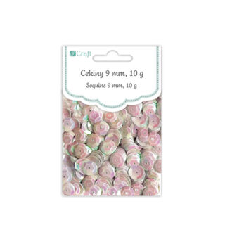 K Cekiny dekoracyjne 10g okrągłe srebrne KSCE-005
