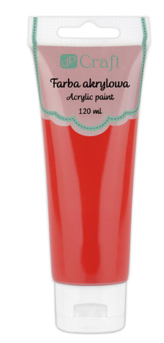 K Farba akrylowa 120ml Hot Red DPFA067